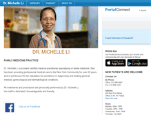 Tablet Screenshot of michellelimd.com